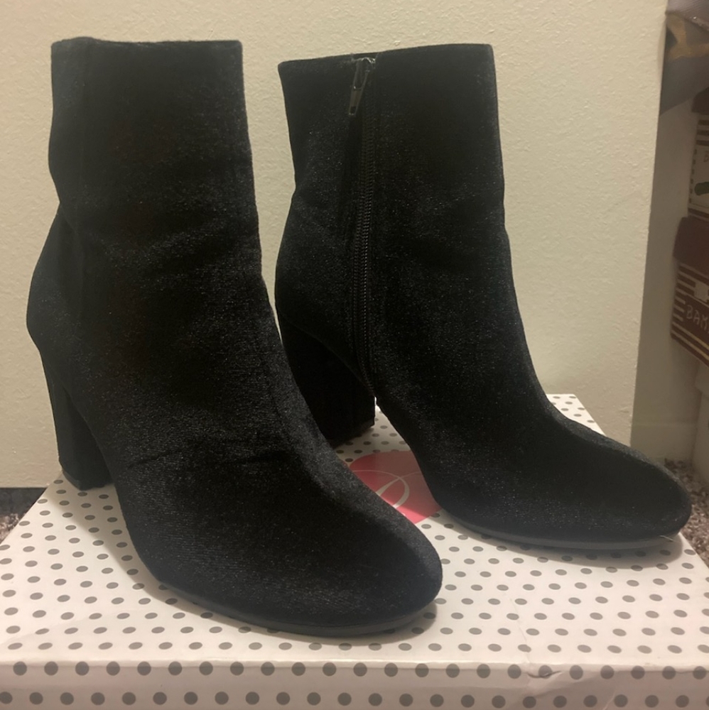 Christian Siriano Black Boot
